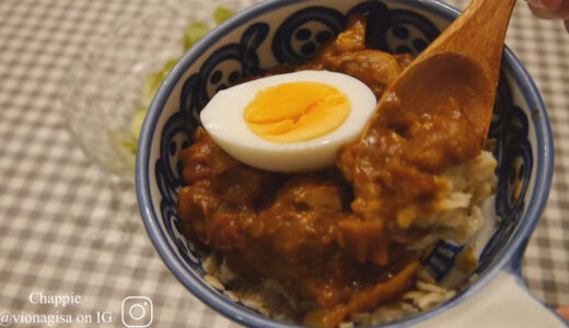 レンズ豆のドライカレー