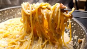 至高のきのこクリームパスタ